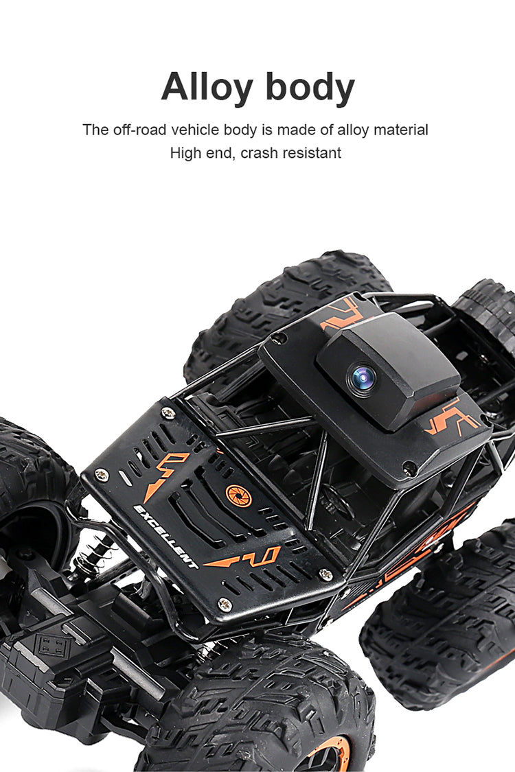 YT6602 Remote Control WIFI Camera Climbing Car 2.4G HD Camera APP Video Transmission Gesture Photo Off-Road Tires Kids Interactive Toy