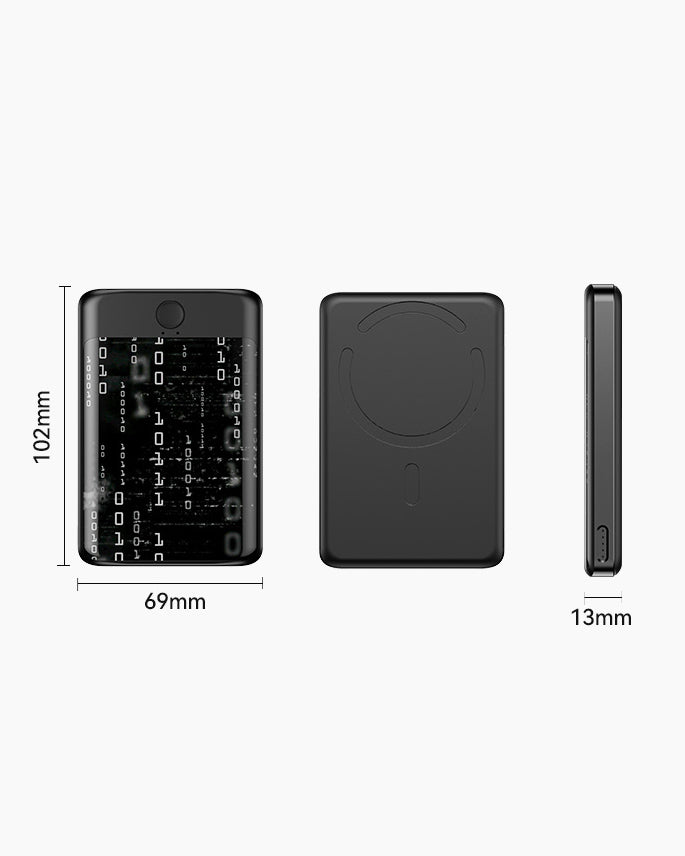 Ai1 Portable Power Bank 5000mAh with 20W Wireless Charger and AI Translator 136 Languages Support for iOS Android