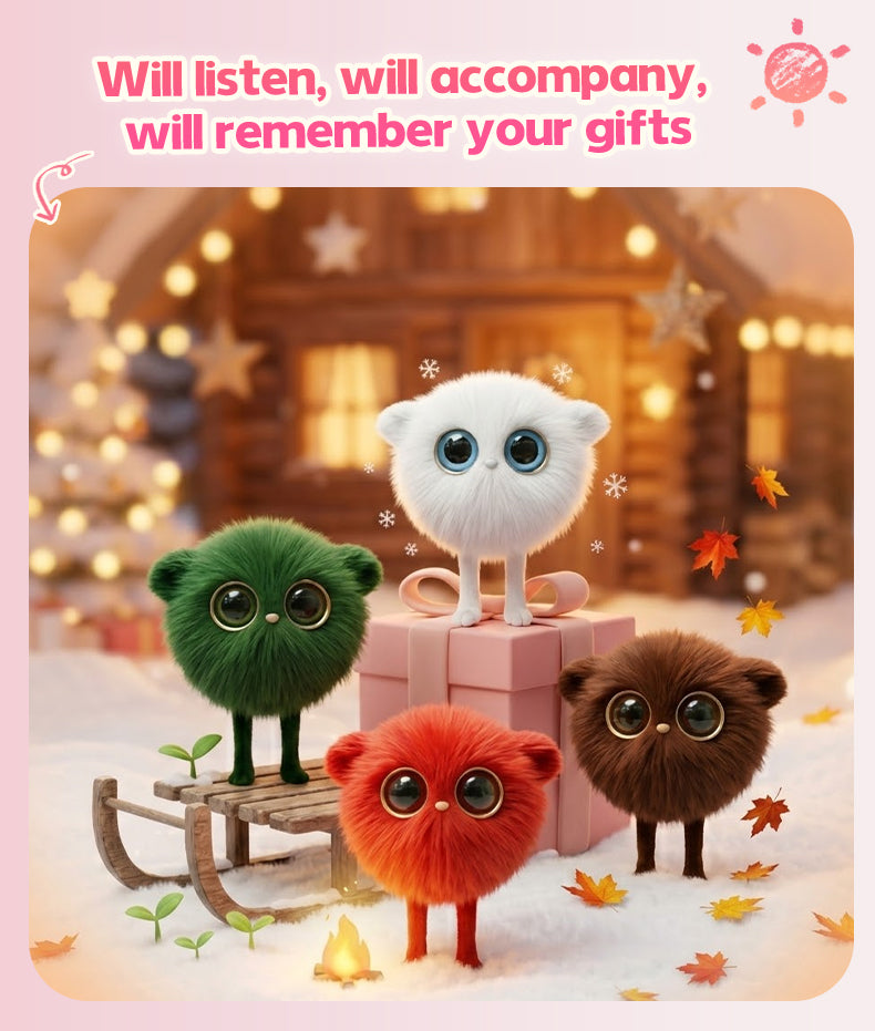 AI Plush Toy 02 AI Smart Plush Toy for Kids ChatGPT AI Companion Robot 69 Languages Voice Interaction Storytelling Learning Assistant Emotional Support Toy Birthday Gift