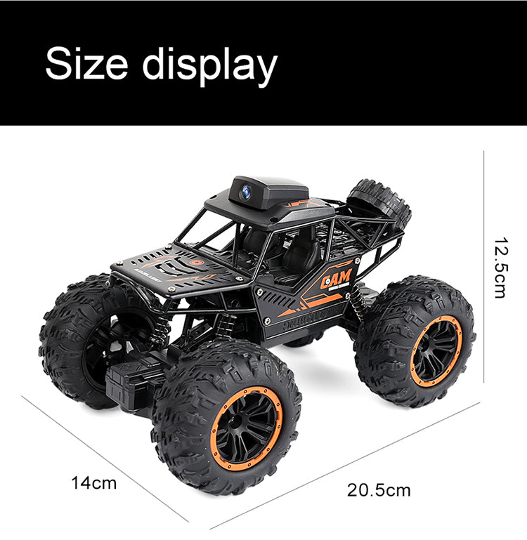 YT6602 Remote Control WIFI Camera Climbing Car 2.4G HD Camera APP Video Transmission Gesture Photo Off-Road Tires Kids Interactive Toy
