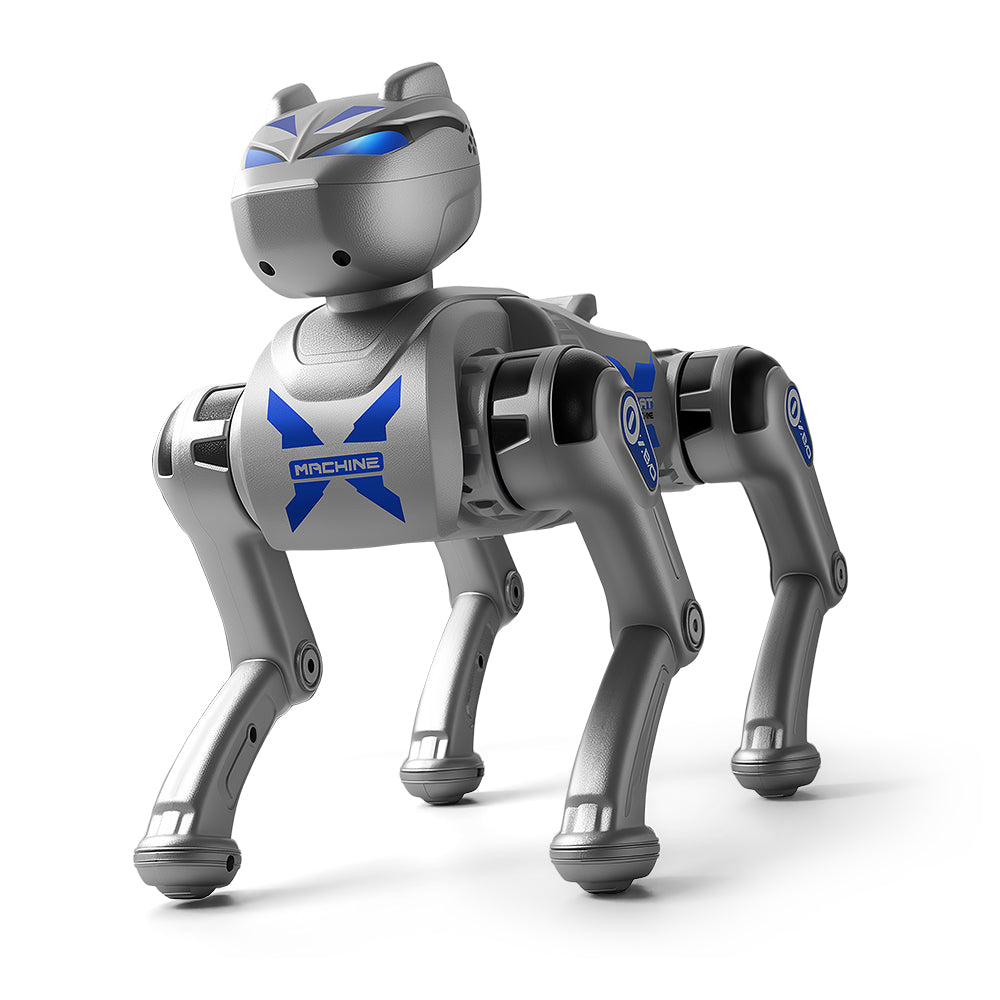 G1001 AI Smart Robot Dog Remote Control Walking Voice Touch Interaction Kids Companion Interactive Toy Learning Support Age 7-14