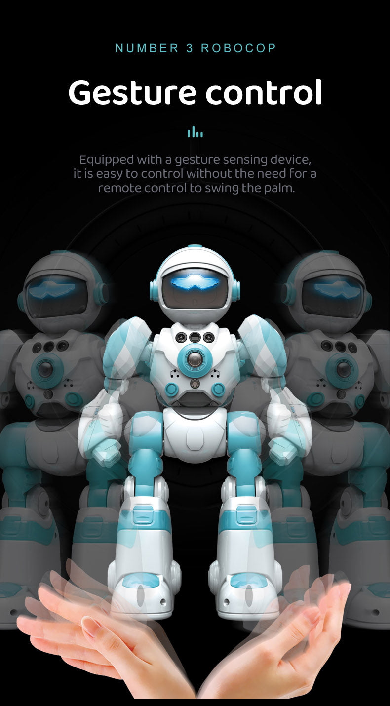 BG1538 Smart Voice Robot Recording Playback Voice Changing Gesture Sensing 2.4G Remote Age 3+