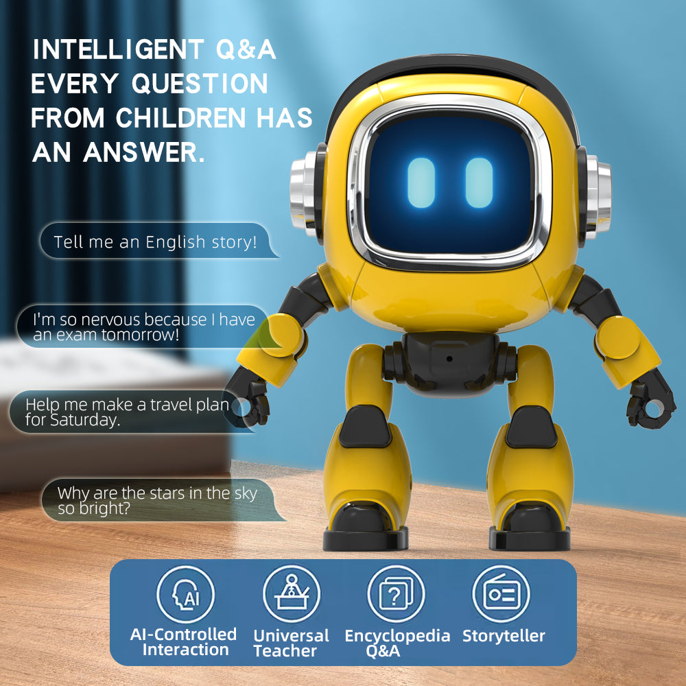 AI04 DOBI Intelligent Dialogue Robot Large Model Voice Interaction Science Education Learning Support Kids Companion Home Decor Interactive Toy