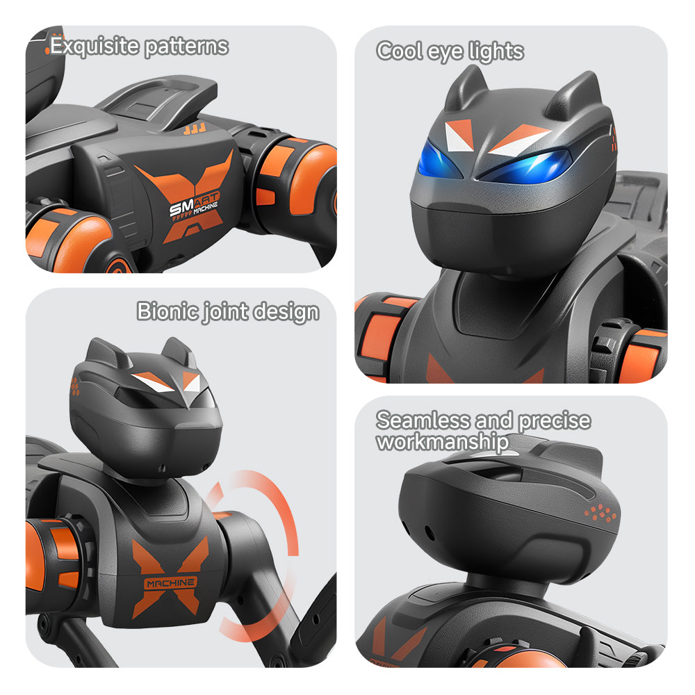 G1001 AI Smart Robot Dog Remote Control Walking Voice Touch Interaction Kids Companion Interactive Toy Learning Support Age 7-14