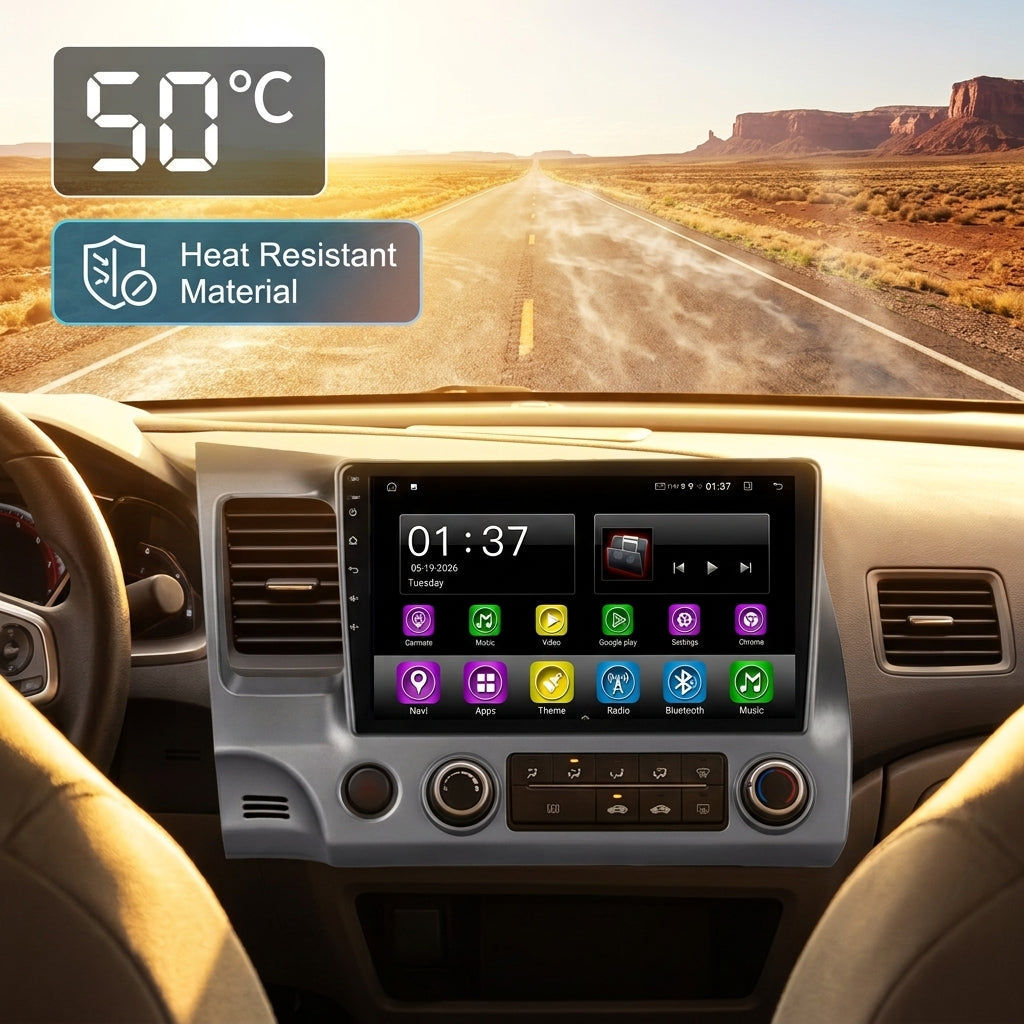 Premium Android Smart Car Multimedia System for Honda Civic 2008-2011 LHD HD Touch Screen Navigation Wireless CarPlay Android Auto GPS 4K Entertainment
