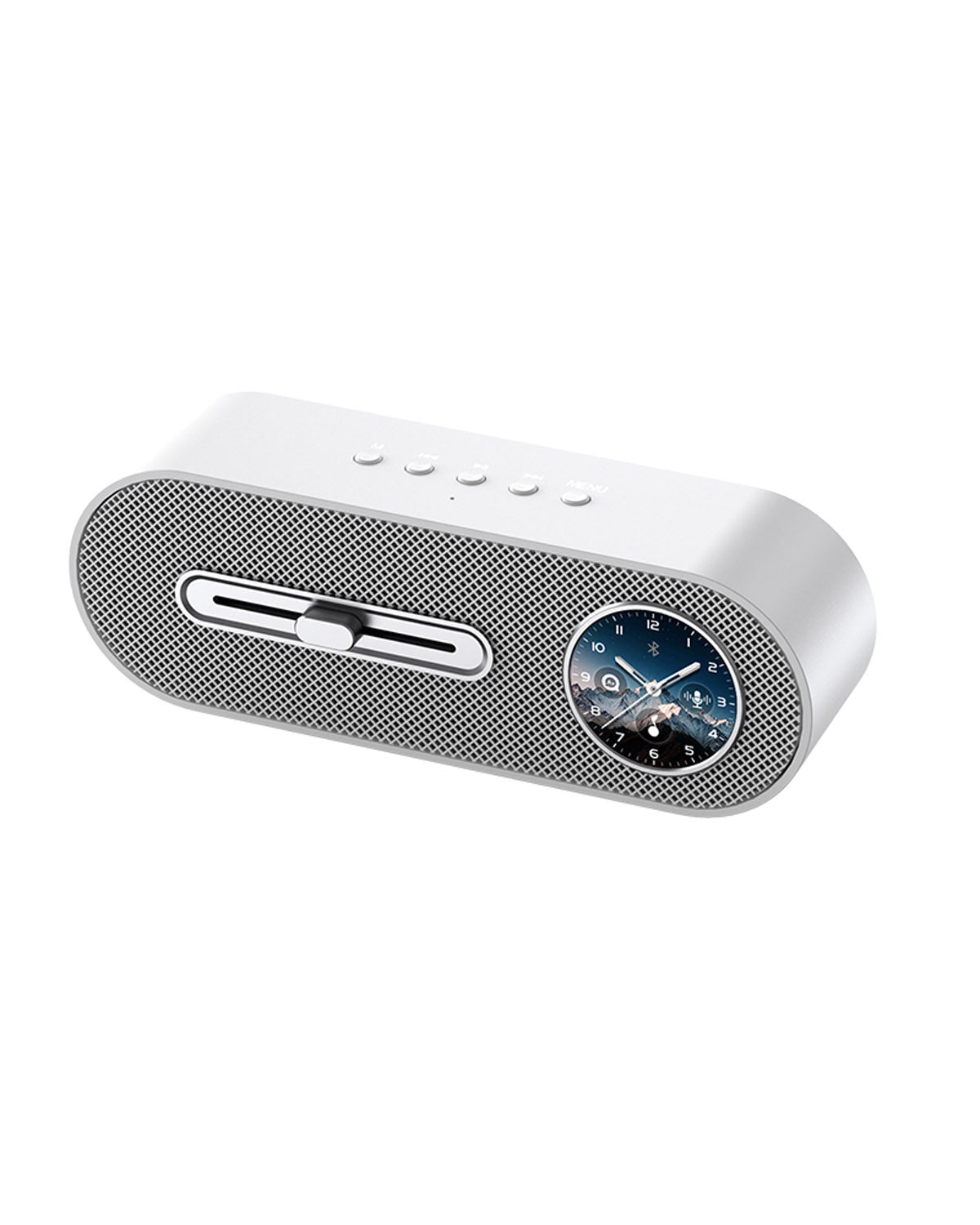 JY78 Pro AI Smart Speaker with TF Card USB Playback AUX Wired Connection Sleep Noise One Click Translation Voice Translator Music Notification Alerts Alarm Find Phone Wearfit AI Voice Memo Weather Calendar Wake Up Phone Voice Assistant FM Radio