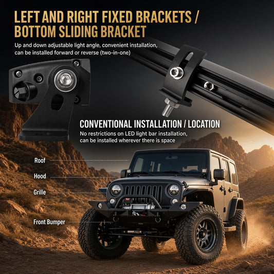 N1-160W-WY Off-Road LED Light Bar 31.5 Inch 160W 9-30V White Amber Dual Color Sanan 3570