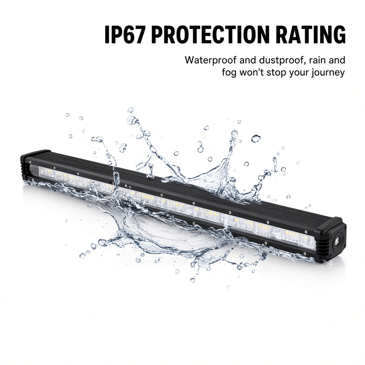 N2-180W-WY Off-Road LED Light Bar 38 Inch 180W 9-30V White Amber Dual Color IP67 Sanan 3570