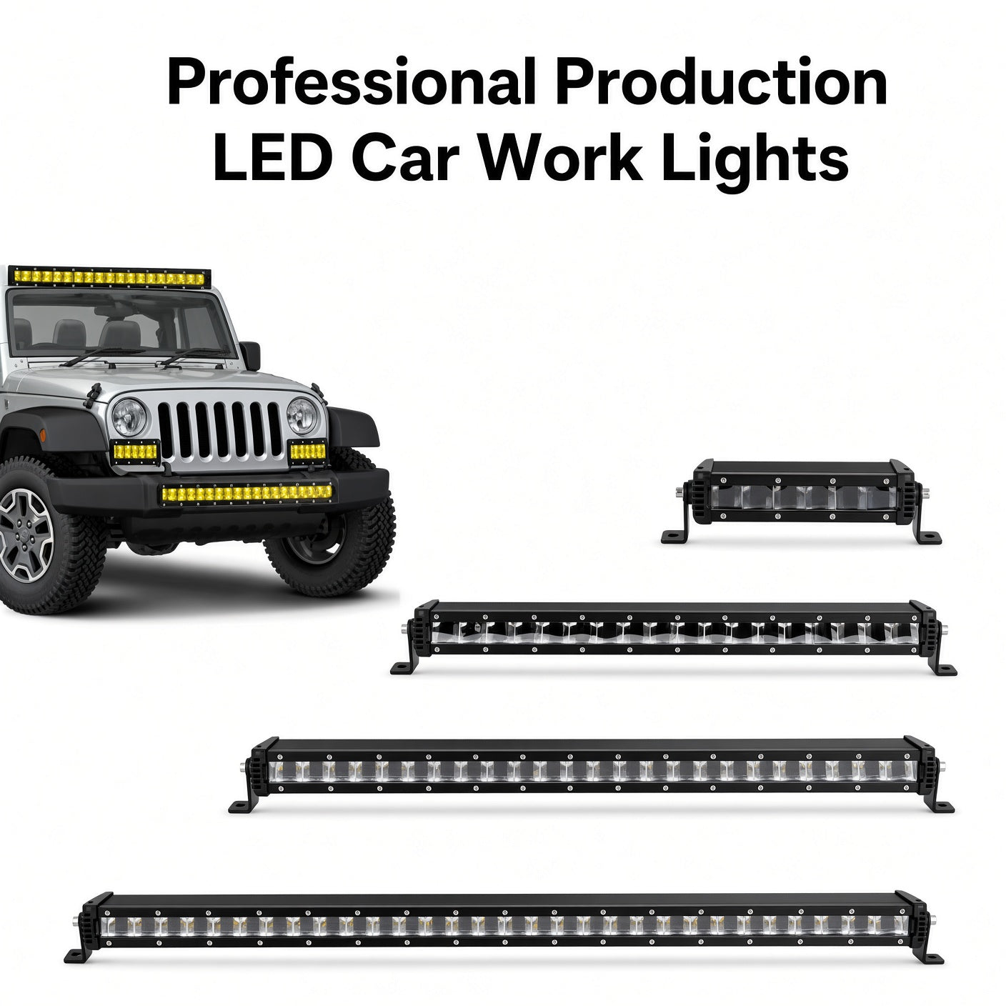 N2-180W-WY Off-Road LED Light Bar 38 Inch 180W 9-30V White Amber Dual Color IP67 Sanan 3570
