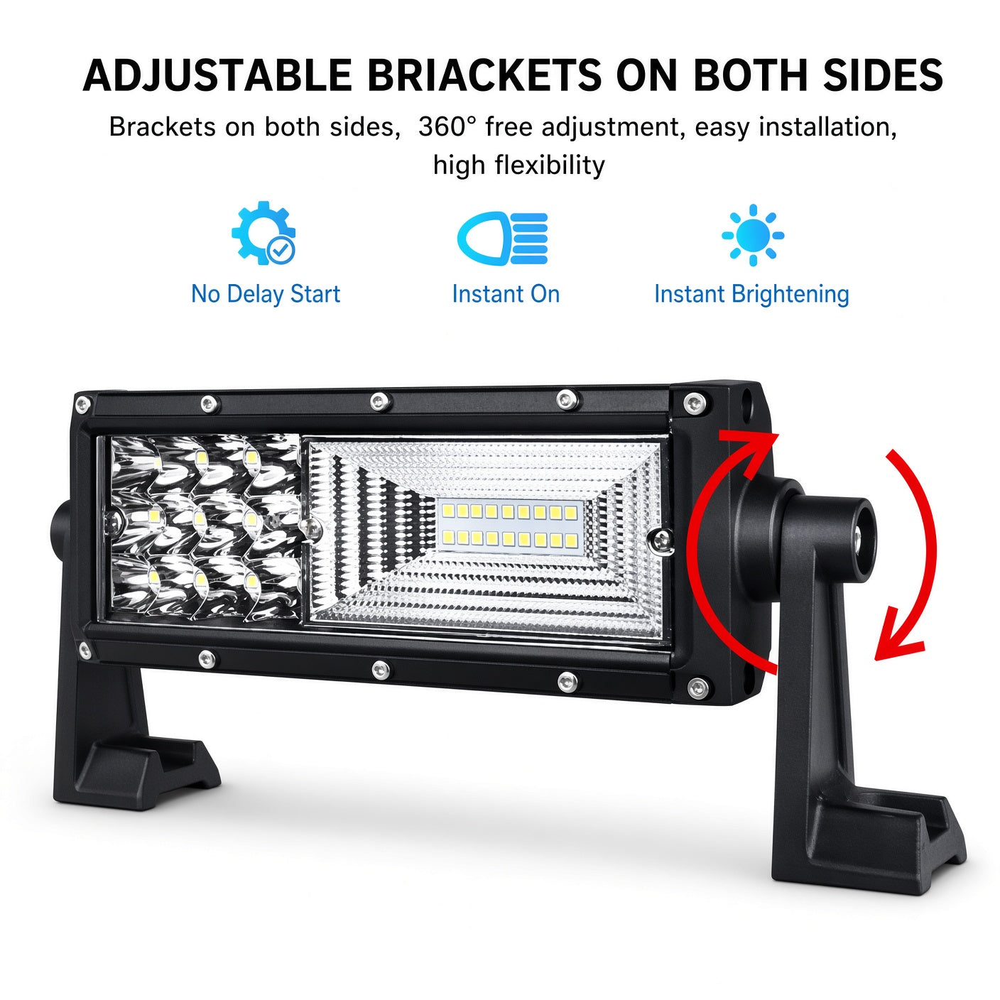 R1-405W Off-Road LED Light Bar 31.5 Inch 180W 9-30V 6500K White IP67 Philips 3030