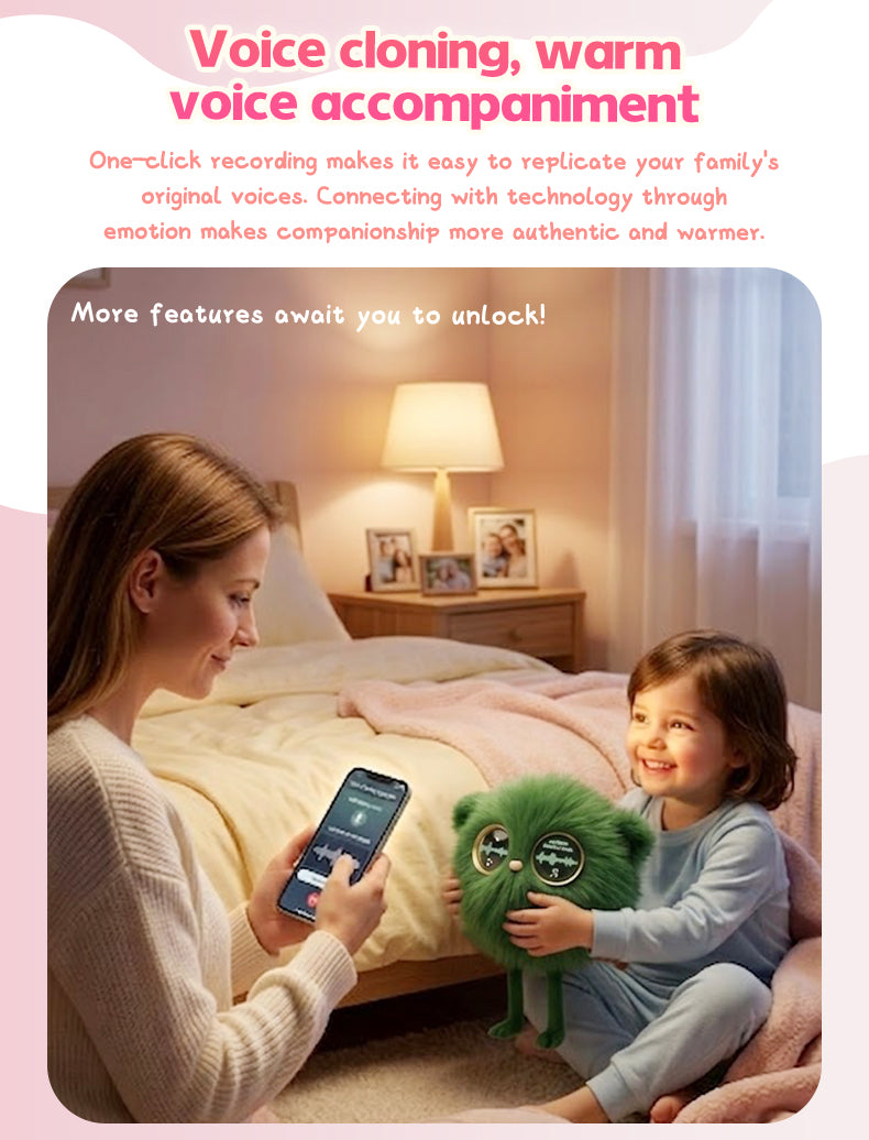 AI Plush Toy 02 AI Smart Plush Toy for Kids ChatGPT AI Companion Robot 69 Languages Voice Interaction Storytelling Learning Assistant Emotional Support Toy Birthday Gift