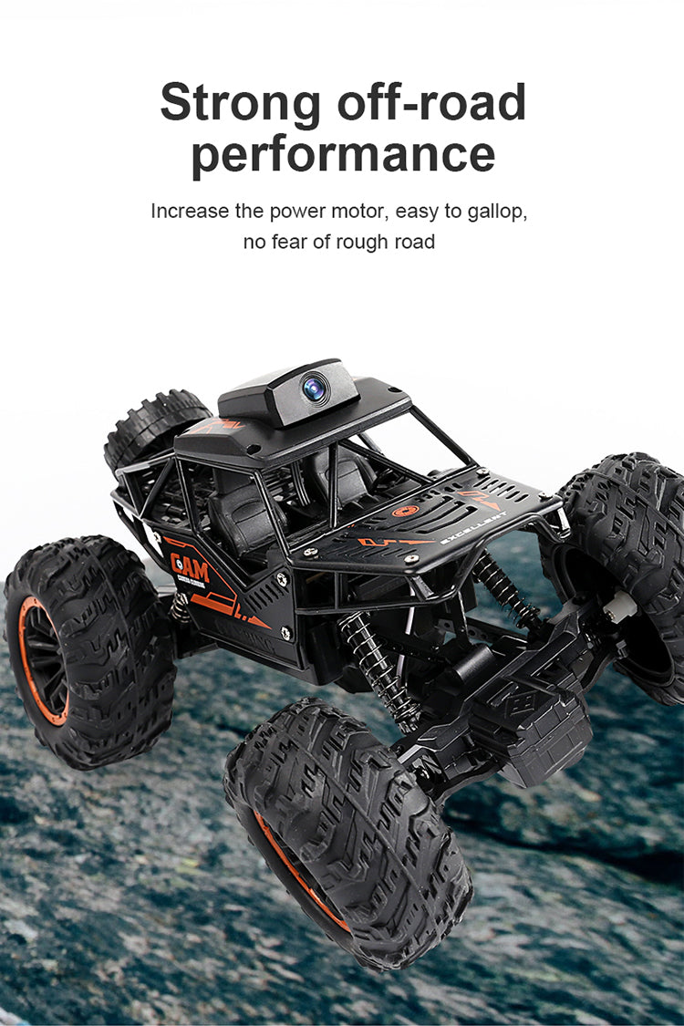 YT6602 Remote Control WIFI Camera Climbing Car 2.4G HD Camera APP Video Transmission Gesture Photo Off-Road Tires Kids Interactive Toy