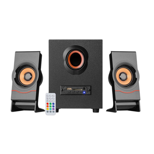 FT-C10U-BT Bluetooth Multimedia Speaker 5W+3W×2 RMS Portable Desktop Speaker with Remote Control