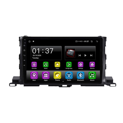Smart Android Car Stereo System for  Toyota highlander 2015-2018 with GPS Navigation, Bluetooth 5.0, Dual WiFi, Wireless CarPlay, Android Auto, 4K Video, Rear Camera Support