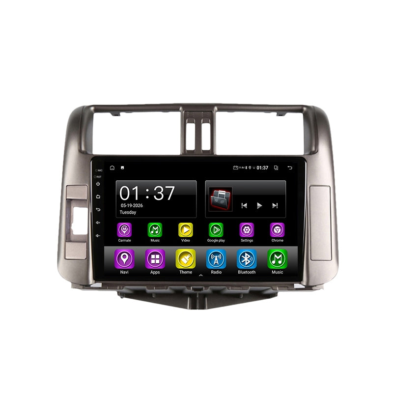 Android Car Navigation System for Toyota land cruiser Prado  J150 2009-2013 with Touch Screen, GPS, Bluetooth, WiFi, Apple CarPlay, Android Auto, Rear Camera Support, Smart Multimedia Player