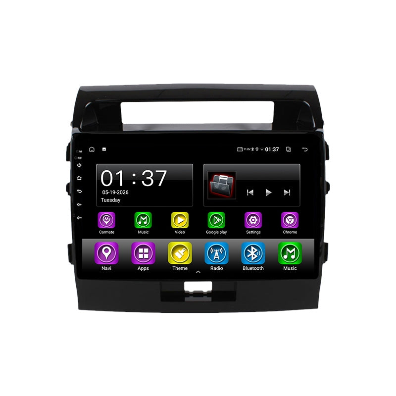 Android Car Navigation System for Toyota land cruiser 2007-2015 with Touch Screen, GPS, Bluetooth, WiFi, Apple CarPlay, Android Auto, Rear Camera Support, Smart Multimedia Player