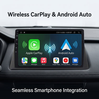 Smart Android Car Stereo System for Honda Accord 2008-2013 with GPS Navigation, Bluetooth 5.0, Dual WiFi, Wireless CarPlay, Android Auto, 4K Video, Rear Camera Support