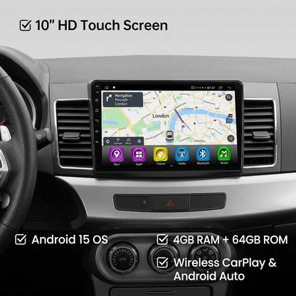 Android 15 Carplay 10 بوصة راديو سيارة لتويوتا لاند كروزر برادو 150 2014 - 2017 نظام ملاحة GPS مشغل وسائط متعددة ستريو DSP RDS WIFI