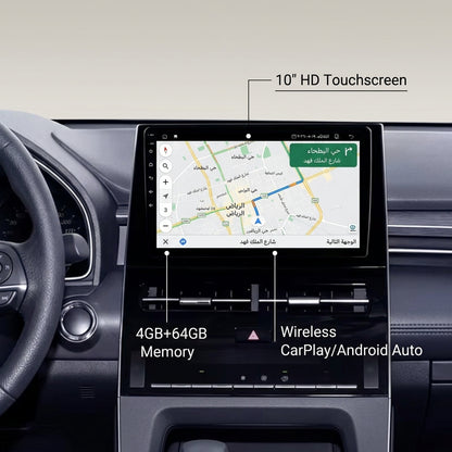 10 inch Android Car Navigation System for Toyota Avalon 2022 with Touch Screen, GPS, Bluetooth, WiFi, Apple CarPlay, Android Auto, Rear Camera Support, Smart Multimedia Player