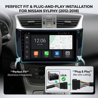 Android 15 Carplay 10 بوصة راديو سيارة لتويوتا لاند كروزر برادو 150 2014 - 2017 نظام ملاحة GPS مشغل وسائط متعددة ستريو DSP RDS WIFI