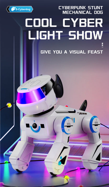BG1546A AI Large Model Stunt Robot Dog Voice Interaction Programmable Handstand Backflip Push-ups Age 6+