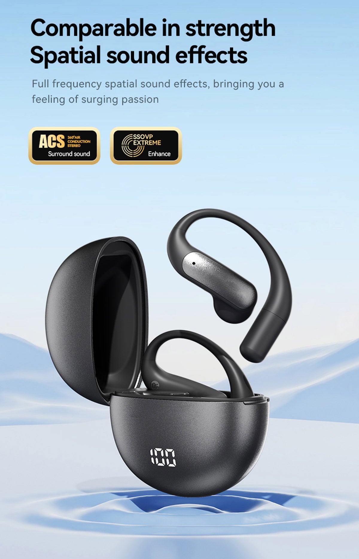 M118 AI Translator Earbuds, Simultaneous Interpretation, Instant Multi-Countries Translation, Bluetooth Wireless