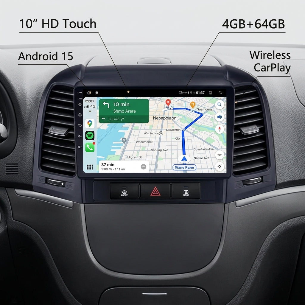 Android 15 Carplay 10 بوصة راديو سيارة لتويوتا لاند كروزر برادو 150 2014 - 2017 نظام ملاحة GPS مشغل وسائط متعددة ستريو DSP RDS WIFI