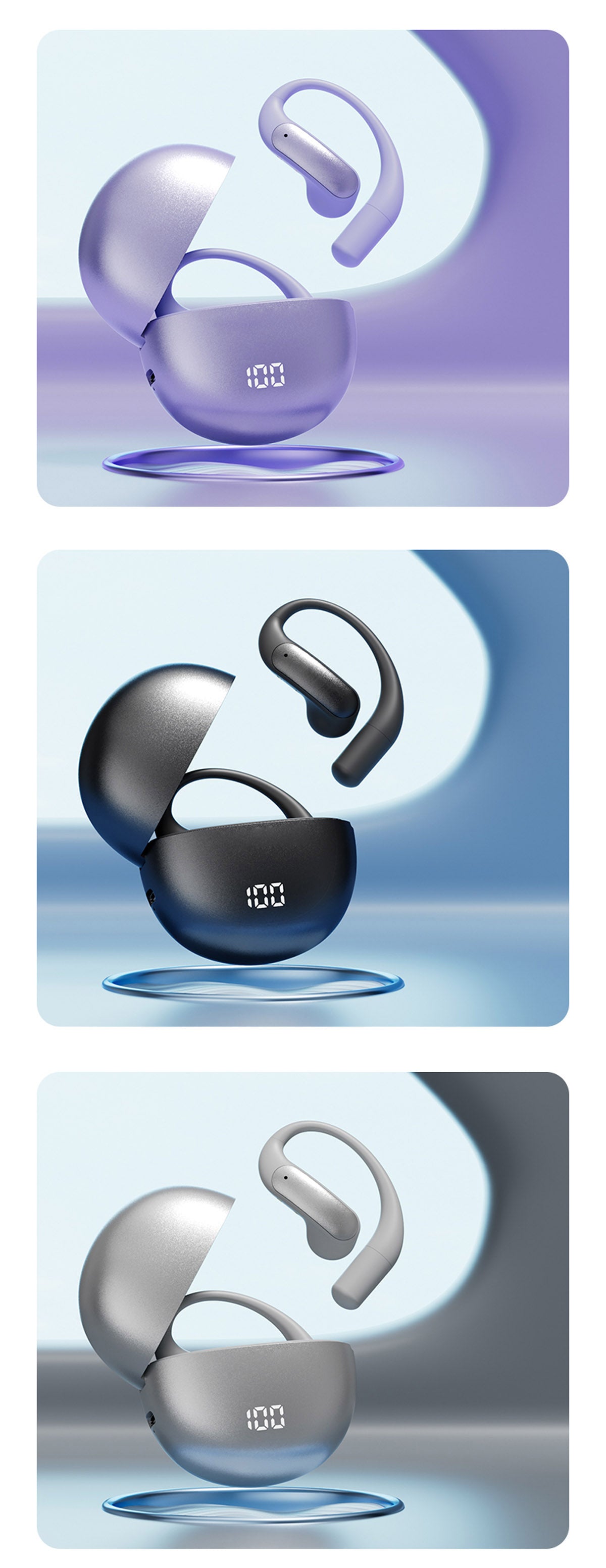 M118 AI Translator Earbuds, Simultaneous Interpretation, Instant Multi-Countries Translation, Bluetooth Wireless