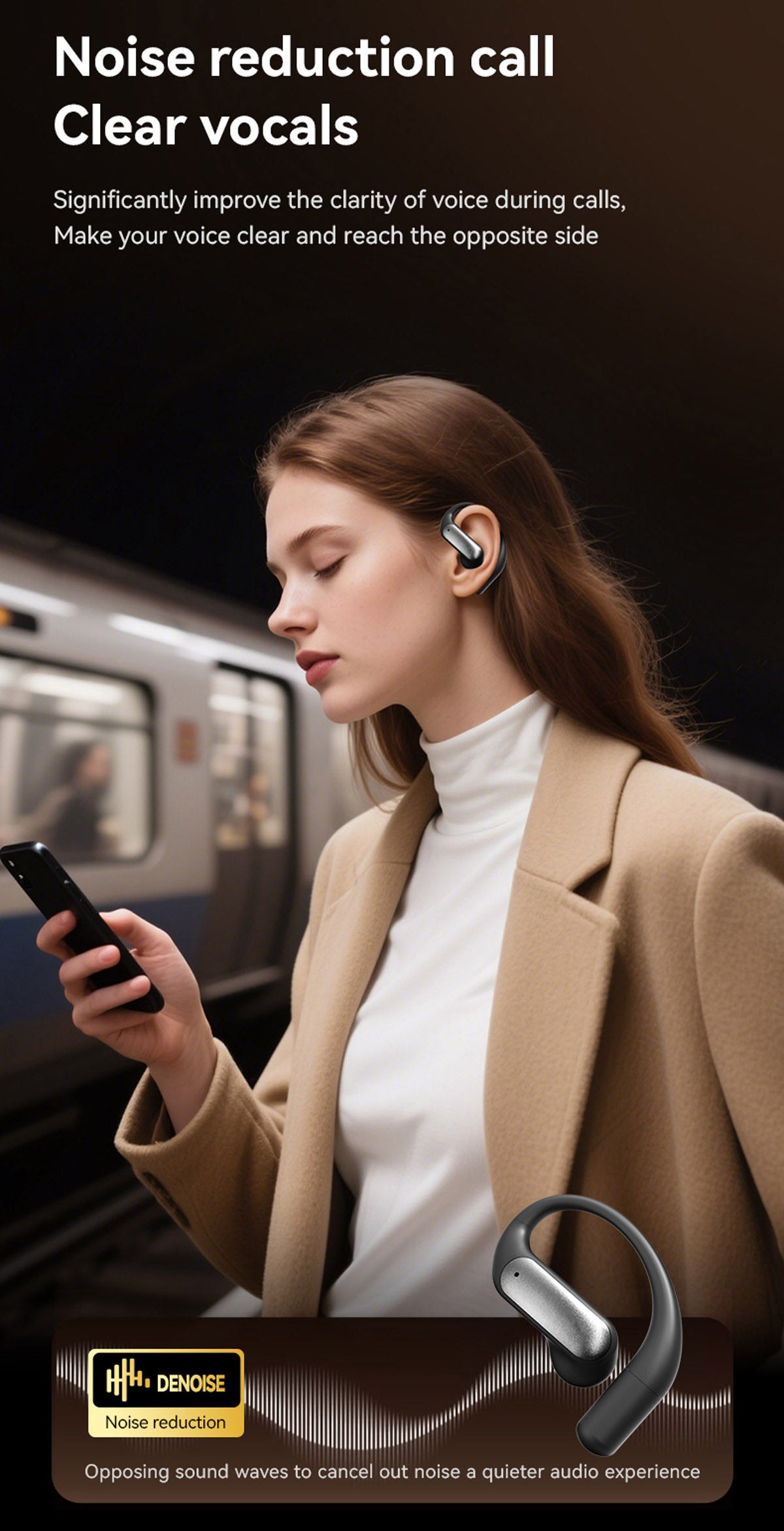 M127 AI Smart Translation Earbuds with Bluetooth 5.4 Real-time Translation 15M Range 138+ Languages Supported