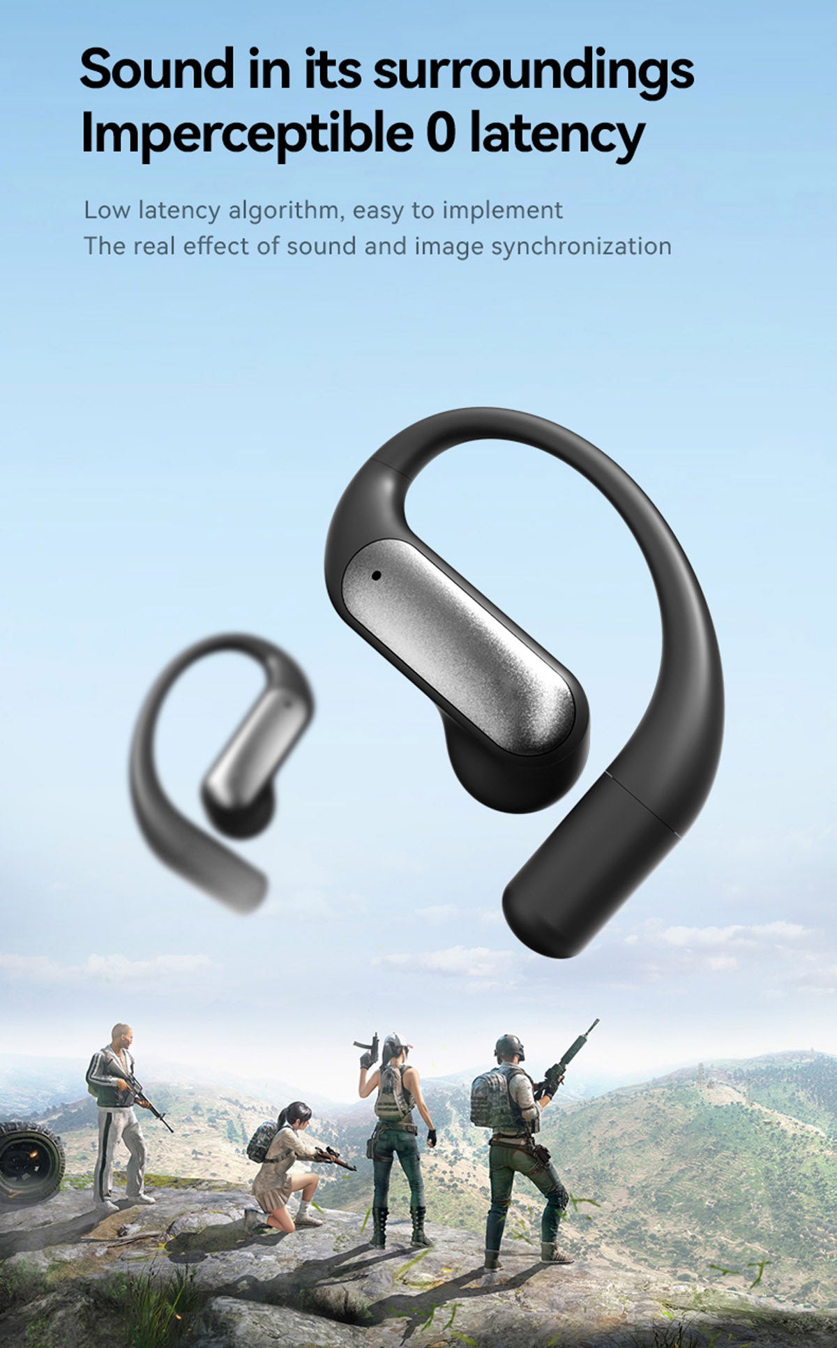 M118 AI Translator Earbuds, Simultaneous Interpretation, Instant Multi-Countries Translation, Bluetooth Wireless