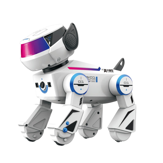 BG1546A AI Large Model Stunt Robot Dog Voice Interaction Programmable Handstand Backflip Push-ups Age 6+