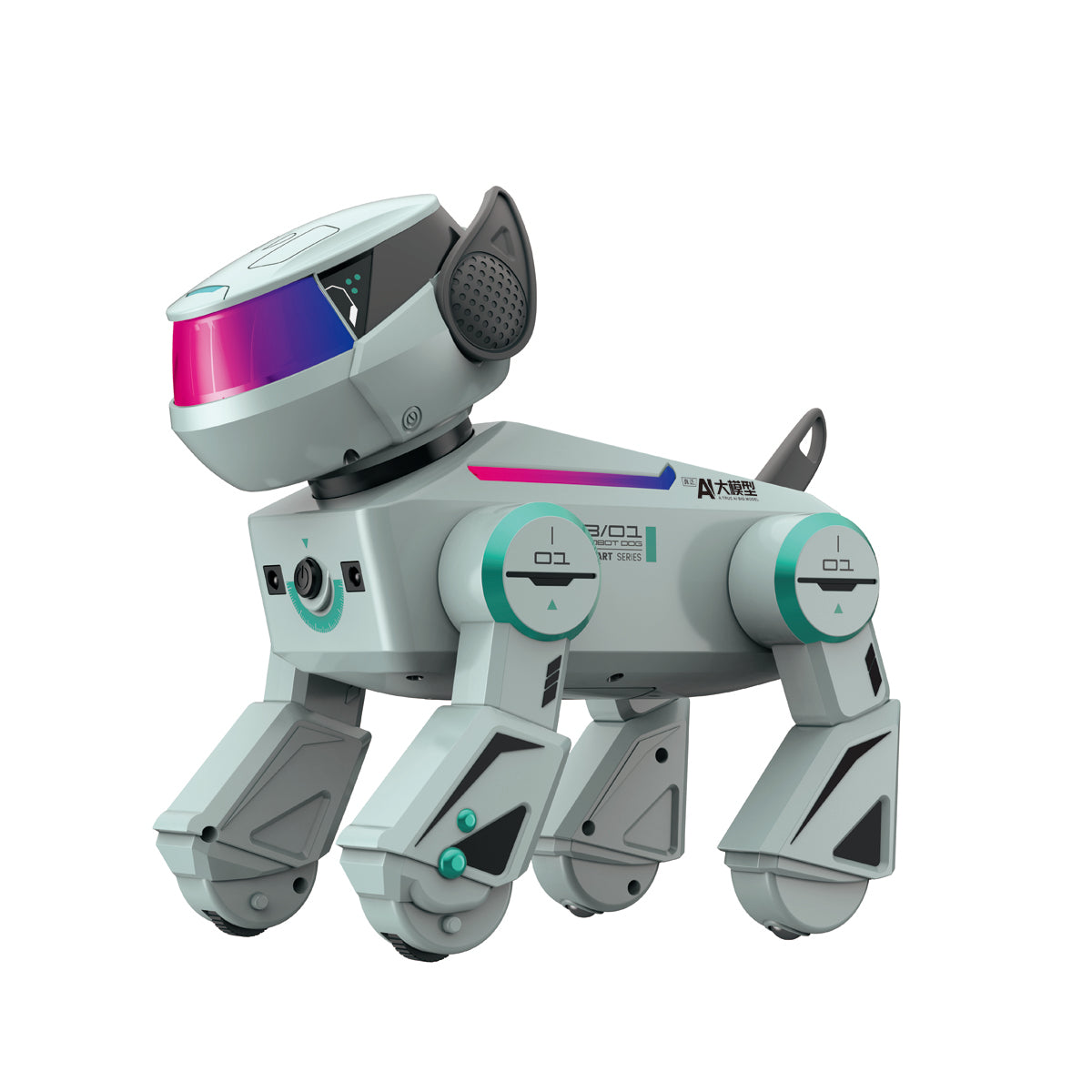 BG1546A AI Large Model Stunt Robot Dog Voice Interaction Programmable Handstand Backflip Push-ups Age 6+