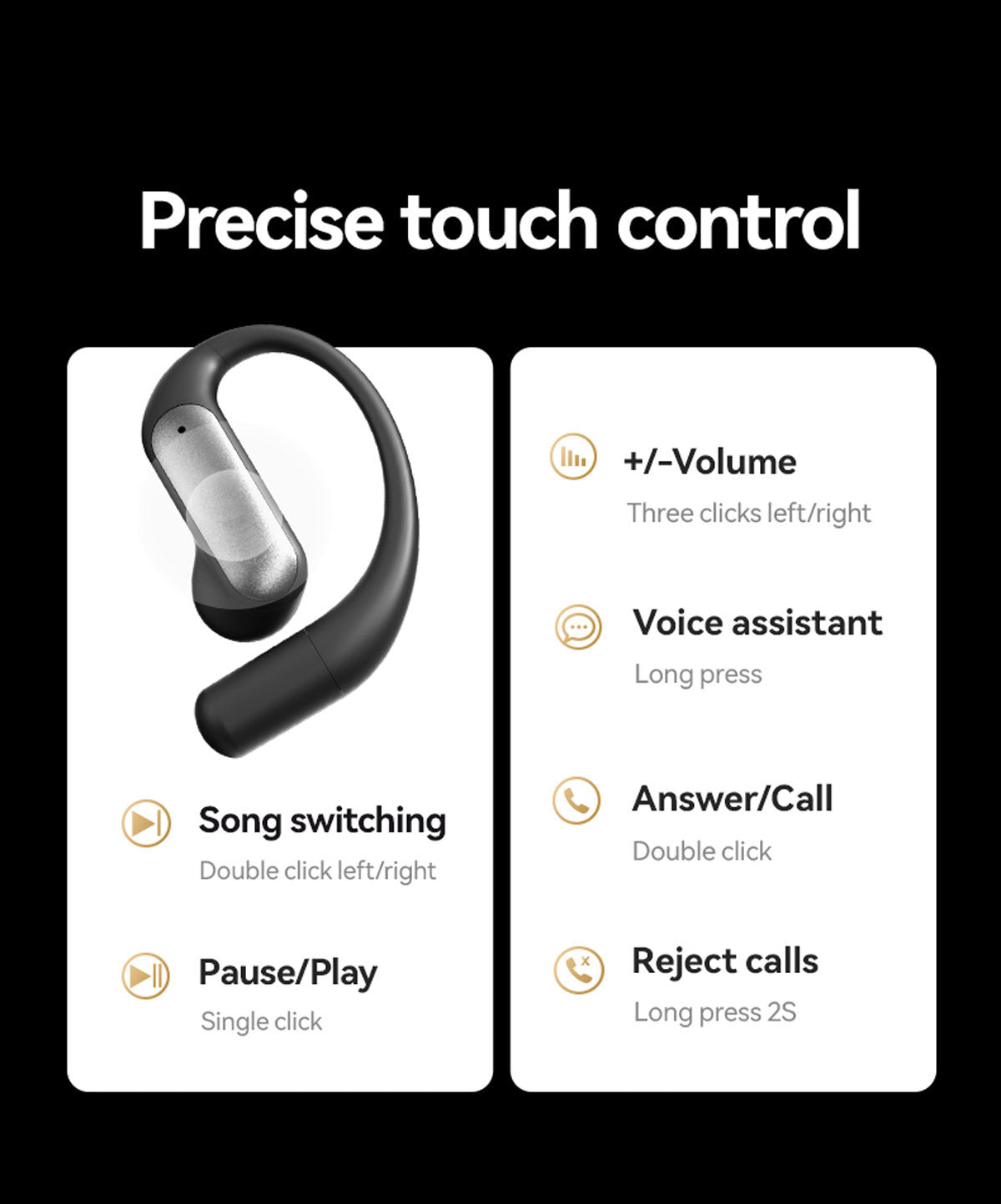 M127 AI Smart Translation Earbuds with Bluetooth 5.4 Real-time Translation 15M Range 138+ Languages Supported