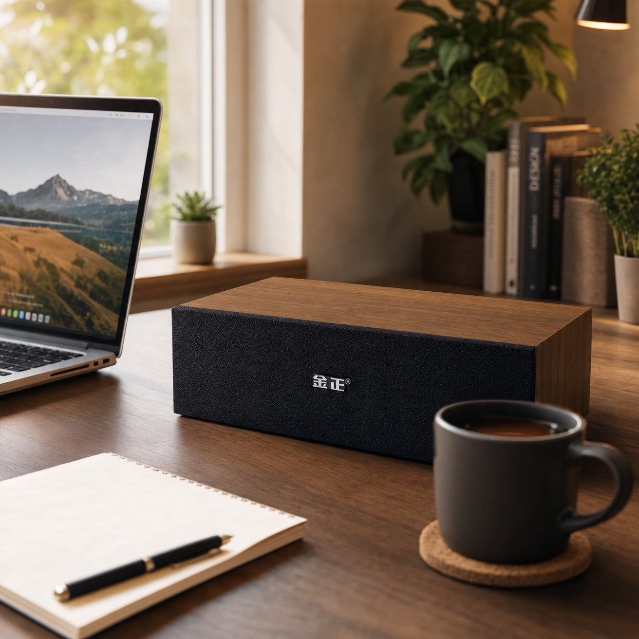 NONTAUS M108 Desktop Bluetooth Speaker USB Powered Dual Speaker Portable Audio System Digital Display