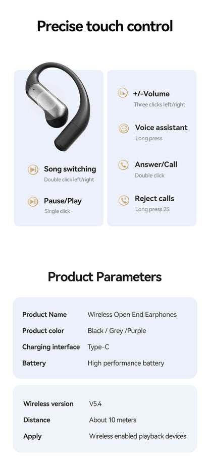 M118 AI Translator Earbuds, Simultaneous Interpretation, Instant Multi-Countries Translation, Bluetooth Wireless