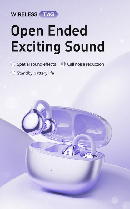M108 Wireless Open End Earphones Bluetooth 5.4 Headphones Noise Cancelling Comfort Fit 72H Playtime Dolby Atmos Gaming