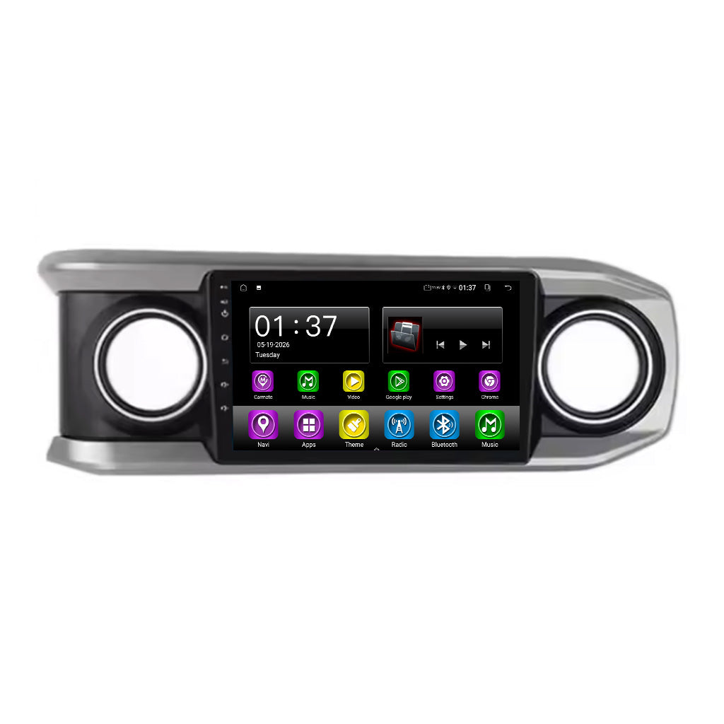 10 inch Android Car Radio  for Toyota Tacoma 2016 with Touch Screen, GPS, Bluetooth, WiFi, Apple CarPlay, Android Auto, Rear Camera Support, Smart Multimedia Player