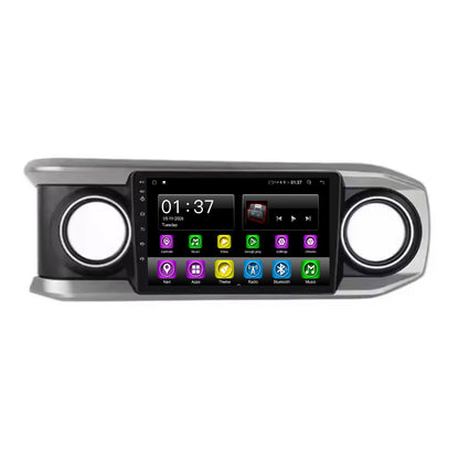 10 inch Android Car Radio  for Toyota Tacoma 2016 with Touch Screen, GPS, Bluetooth, WiFi, Apple CarPlay, Android Auto, Rear Camera Support, Smart Multimedia Player