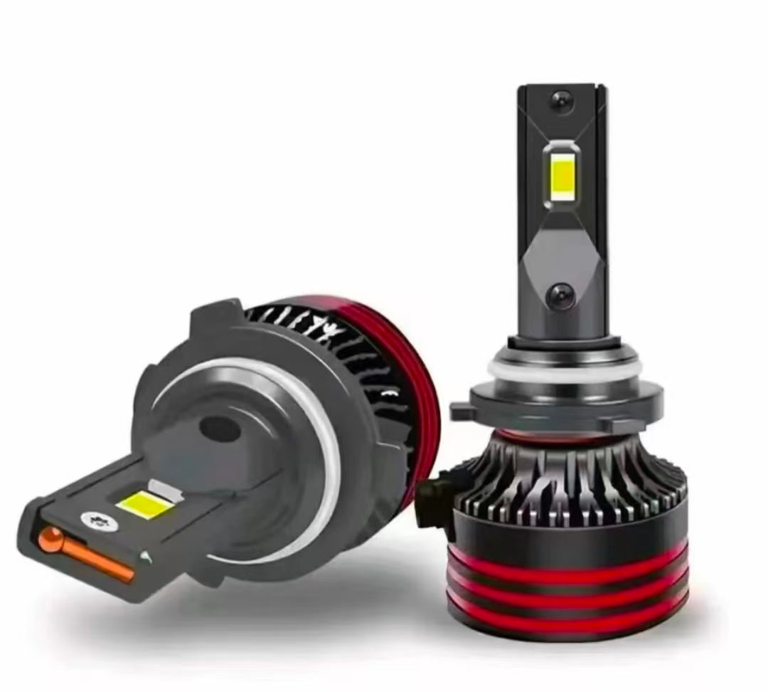 Y8 PRO-H1-6500K H1 H7 H11 LED Car Headlight Bulb 6500K White Light 50-65W High Brightness Aviation Aluminum Cooling Long Lifespan