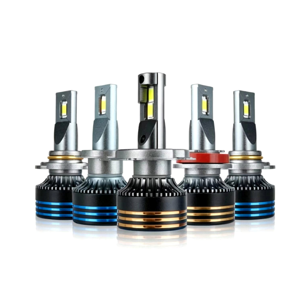 Y8 PRO-H1-6500K H1 H7 H11 LED Car Headlight Bulb 6500K White Light 50-65W High Brightness Aviation Aluminum Cooling Long Lifespan