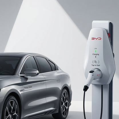 BYD 7KW EV AC Charger 220V Wall Mounted Home Charging Station New Energy Vehicle Charger IP54 Waterproof Design BYD Compatible Charger