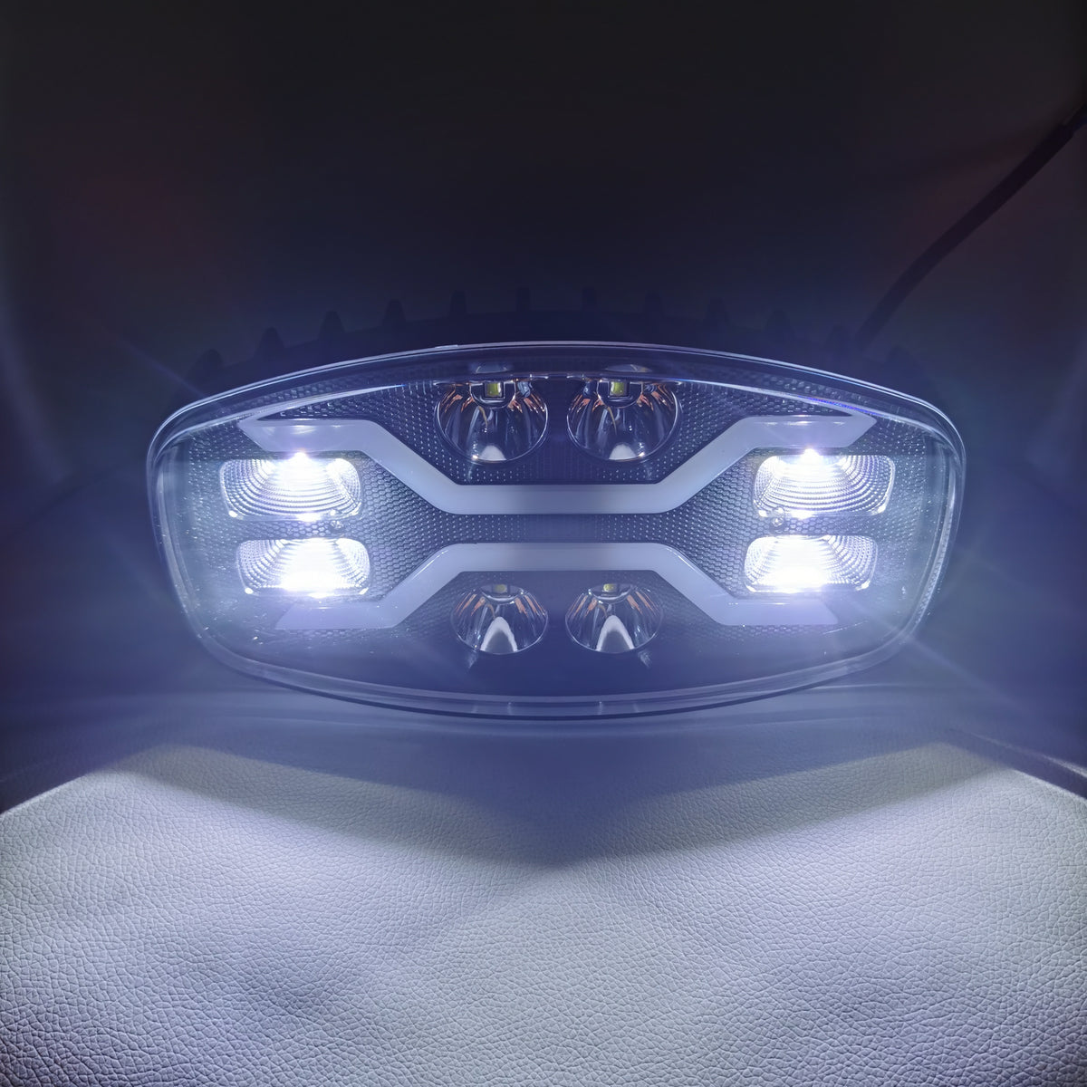 W176 9 Inch Truck LED Light 45-75W 9-30V 3000K-6500K Cree 3535 Aviation Aluminum