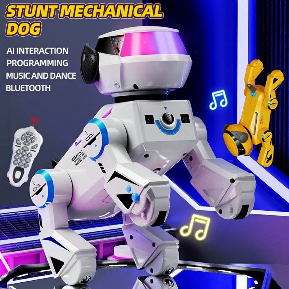 BG1544 Robot Dog Toy BT Connected Stunt Music Dancing Electronic Pet Model Toy&nbsp ，No artificial intelligence model