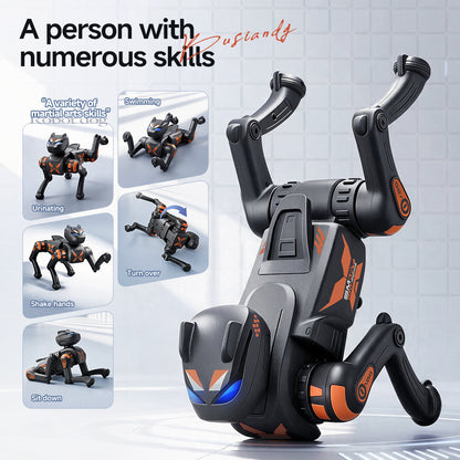 G1001 AI Smart Robot Dog Remote Control Walking Voice Touch Interaction Kids Companion Interactive Toy Learning Support Age 7-14