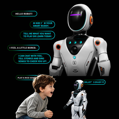 BG1549 Space Metaverse Warrior Robot Voice Dialogue Recording Programming 2.4G Remote Approx 60min Runtime