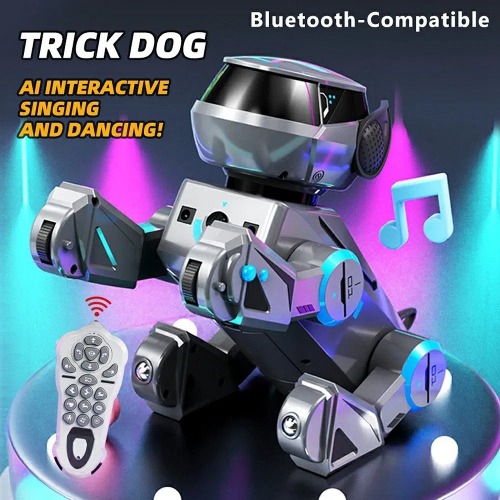 BG1544 Robot Dog Toy BT Connected Stunt Music Dancing Electronic Pet Model Toy&nbsp ，No artificial intelligence model