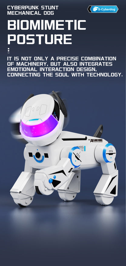 BG1546A AI Large Model Stunt Robot Dog Voice Interaction Programmable Handstand Backflip Push-ups Age 6+