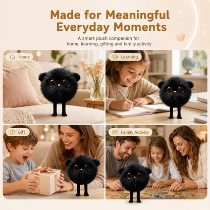AI Plush Toy 02 AI Smart Plush Toy for Kids ChatGPT AI Companion Robot 69 Languages Voice Interaction Storytelling Learning Assistant Emotional Support Toy Birthday Gift