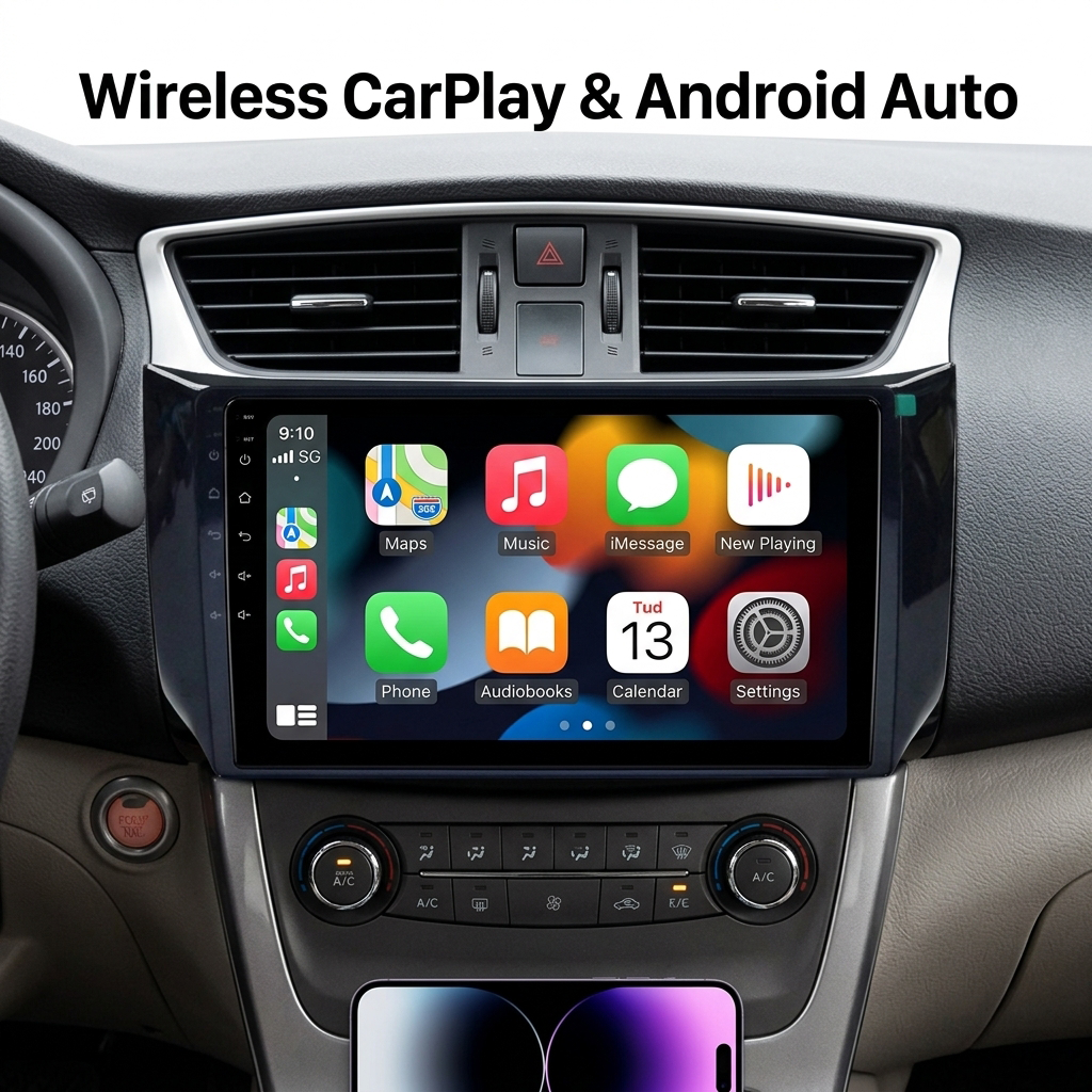 Android 15 Carplay 10 بوصة راديو سيارة لتويوتا لاند كروزر برادو 150 2014 - 2017 نظام ملاحة GPS مشغل وسائط متعددة ستريو DSP RDS WIFI