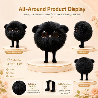 AI Plush Toy 02 AI Smart Plush Toy for Kids ChatGPT AI Companion Robot 69 Languages Voice Interaction Storytelling Learning Assistant Emotional Support Toy Birthday Gift